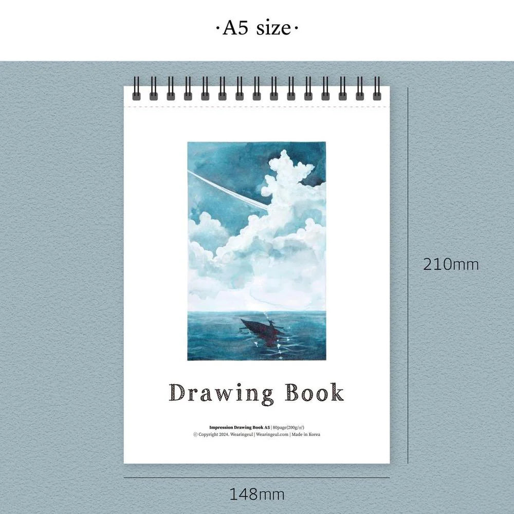 Impression Paper 80pg A5 Drawing Book