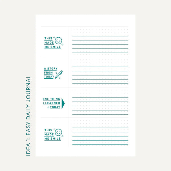 Memory Keeping A5 Weekly Journal