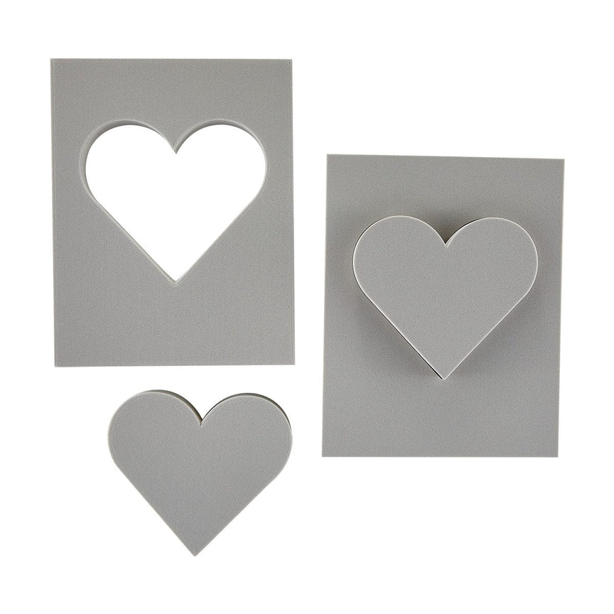 Heart Cut Stamping Foam | Simon Hurley