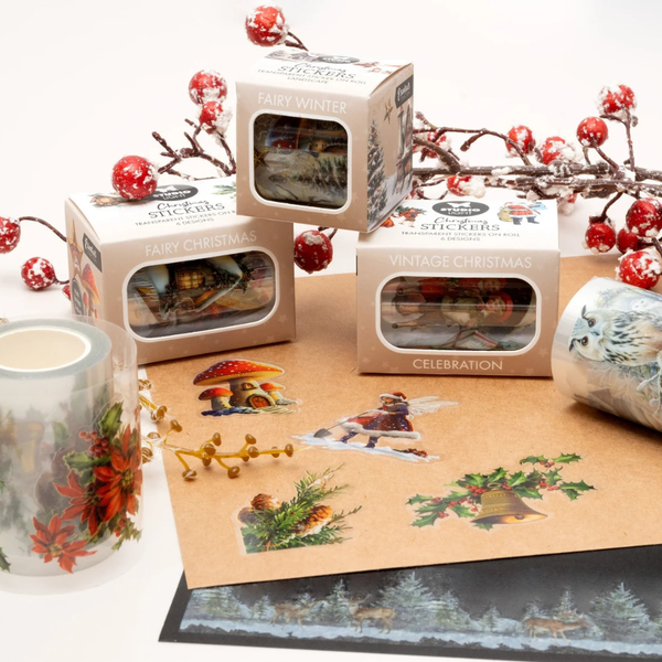 Winter Wonderland Clear Continuous PET Tape