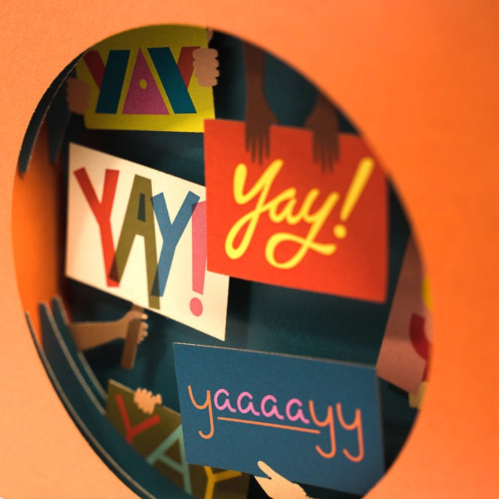 Yay! 3D Pop Up Card {clearance}