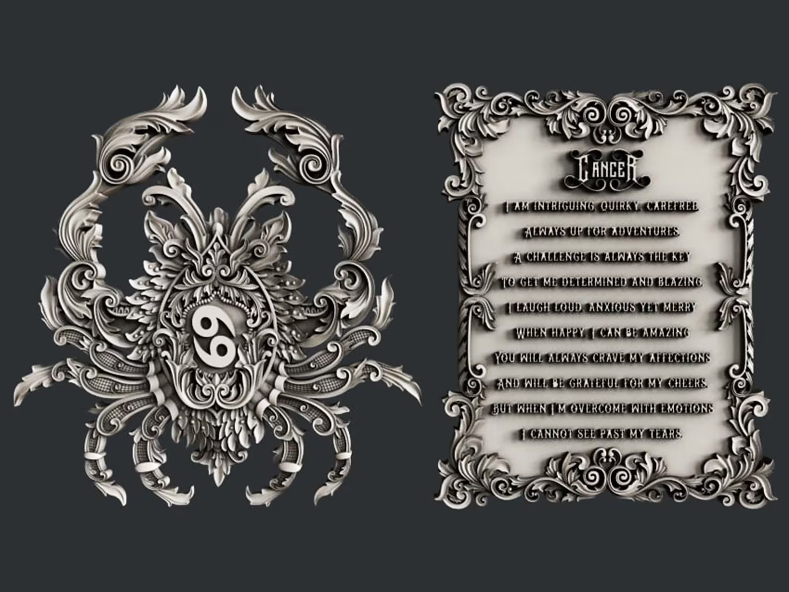 Zodiac Collection 3D Silicone Moulds {clearance}