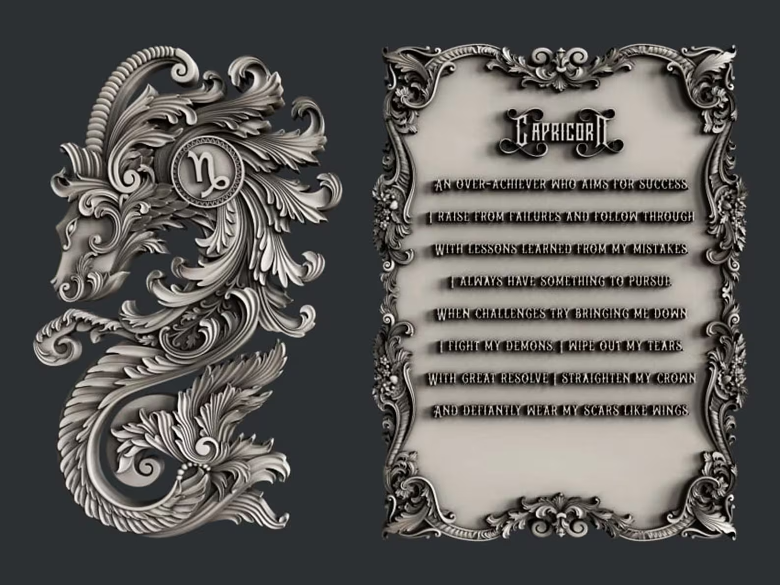 Zodiac Collection 3D Silicone Moulds {clearance}