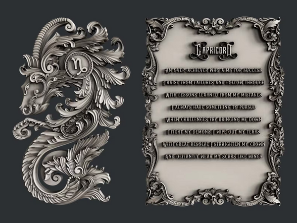 Zodiac Collection 3D Silicone Moulds {clearance}