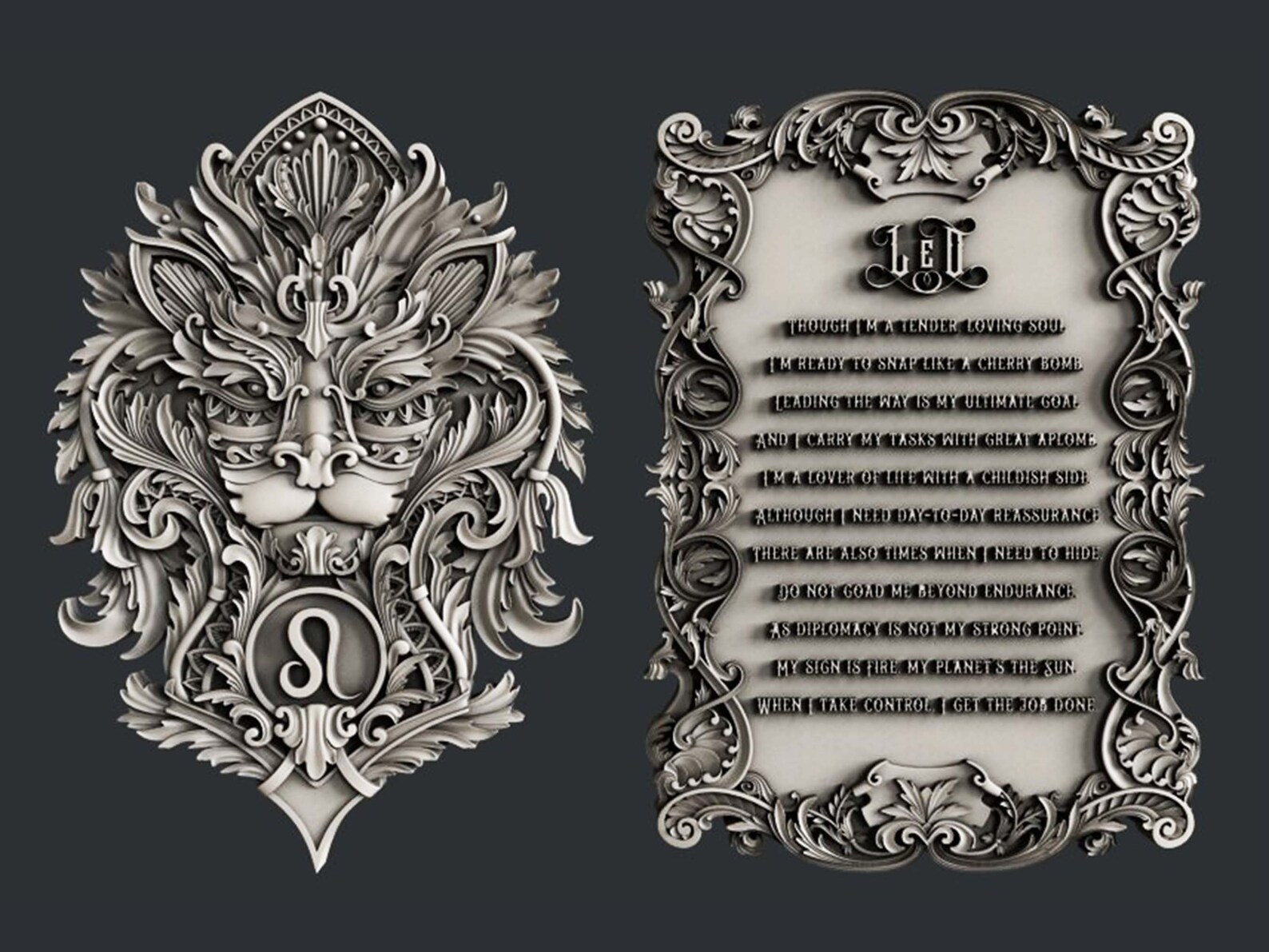 Zodiac Collection 3D Silicone Moulds {clearance}