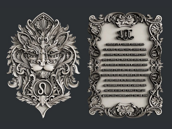 Zodiac Collection 3D Silicone Moulds {clearance}