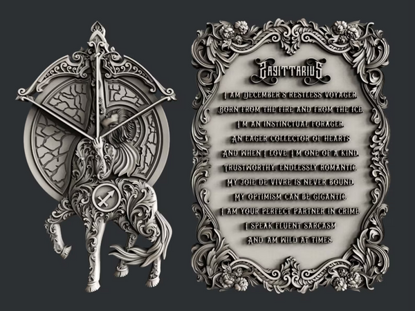 Zodiac Collection 3D Silicone Moulds {clearance}