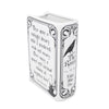 The Raven Large White Book Vase