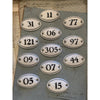 Porcelain Bisque Numbers