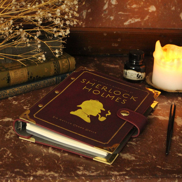 Sherlock Holmes A5 Refillable 6-Ring Binder Notebook