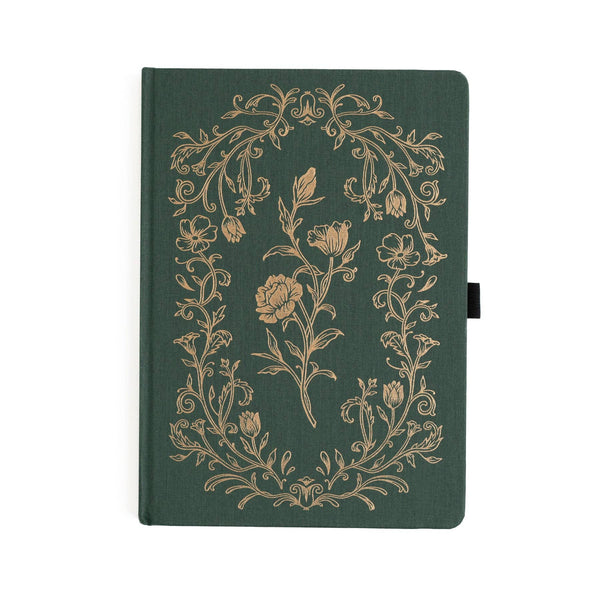 Antique Floral B5 Dot Grid Notebook