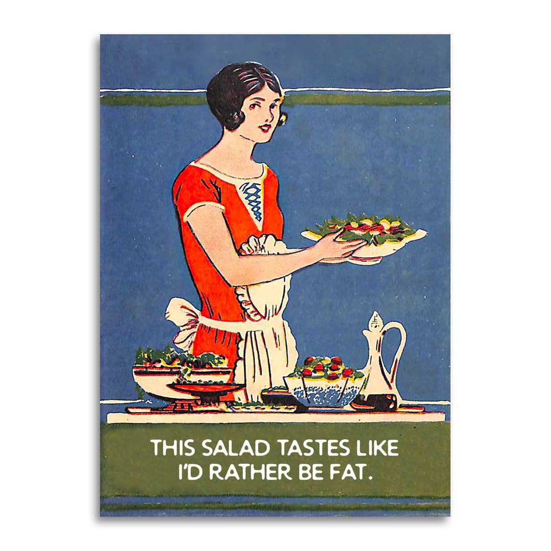 Would Rather Be Fat Greeting Card