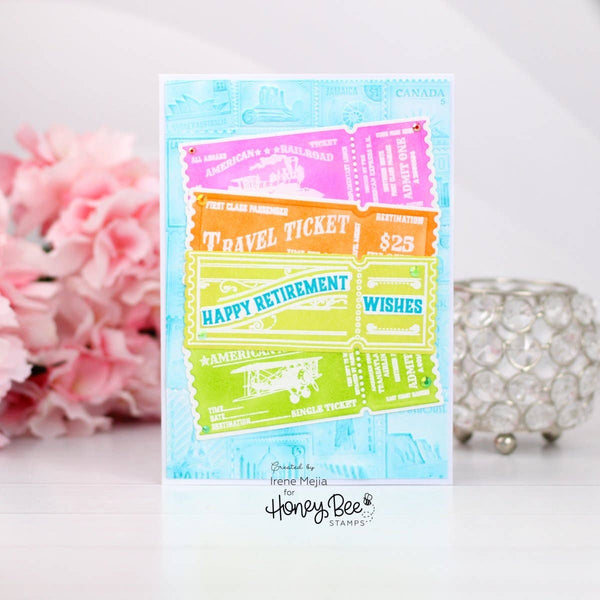 Air Mail 3D Embossing Folder