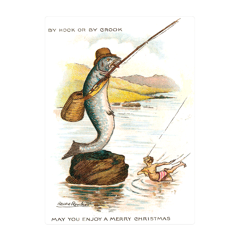 We Wish You a Crazy Christmas Postcard Book