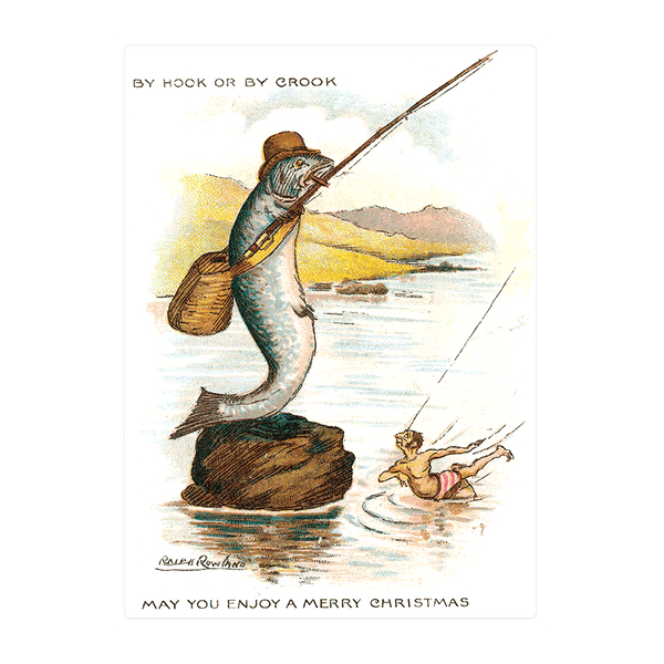 We Wish You a Crazy Christmas Postcard Book