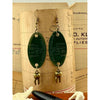 Bitin’ List Earrings | Vintage Rabies Vaccination Dog Tag