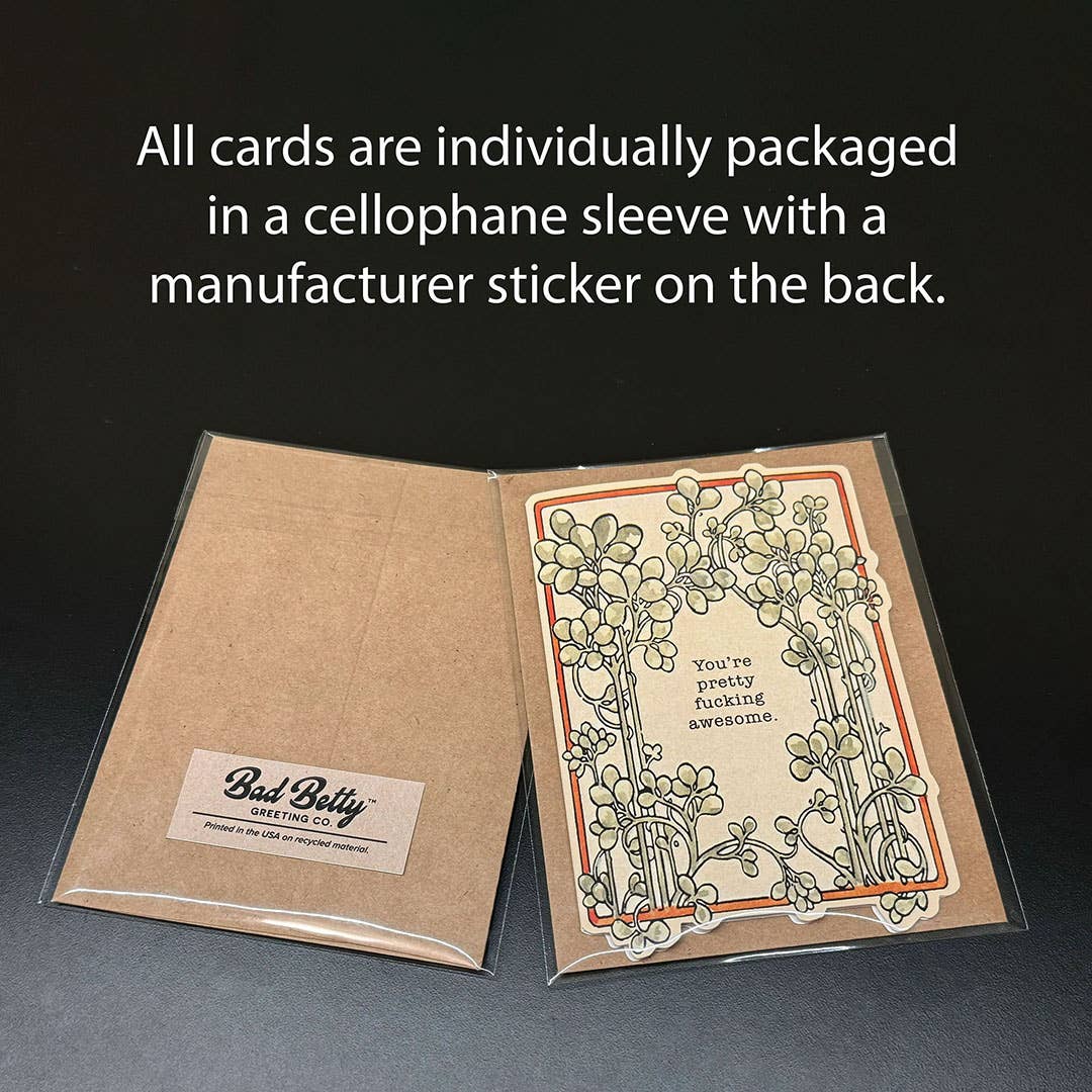 Well Sheeyit | Just Because Card