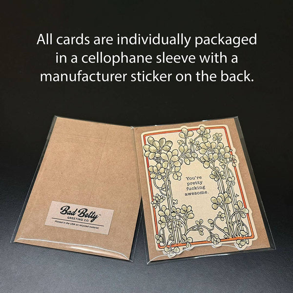 Well Sheeyit | Just Because Card