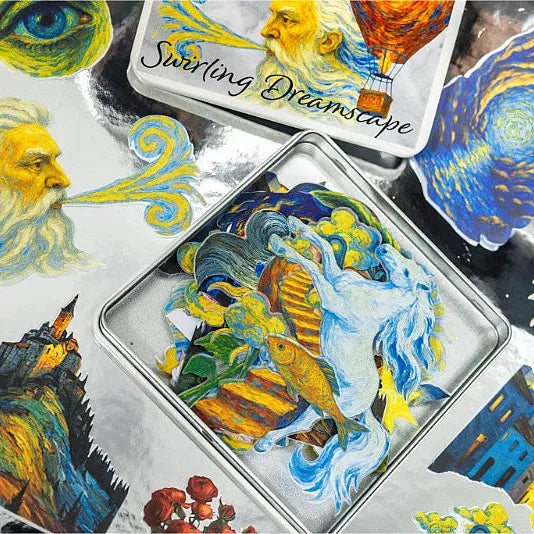 Swirling Dreamscape Sticker Tin {coming soon!}
