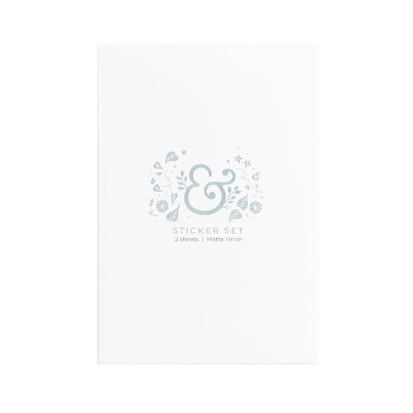 Midnight Floral Stickers