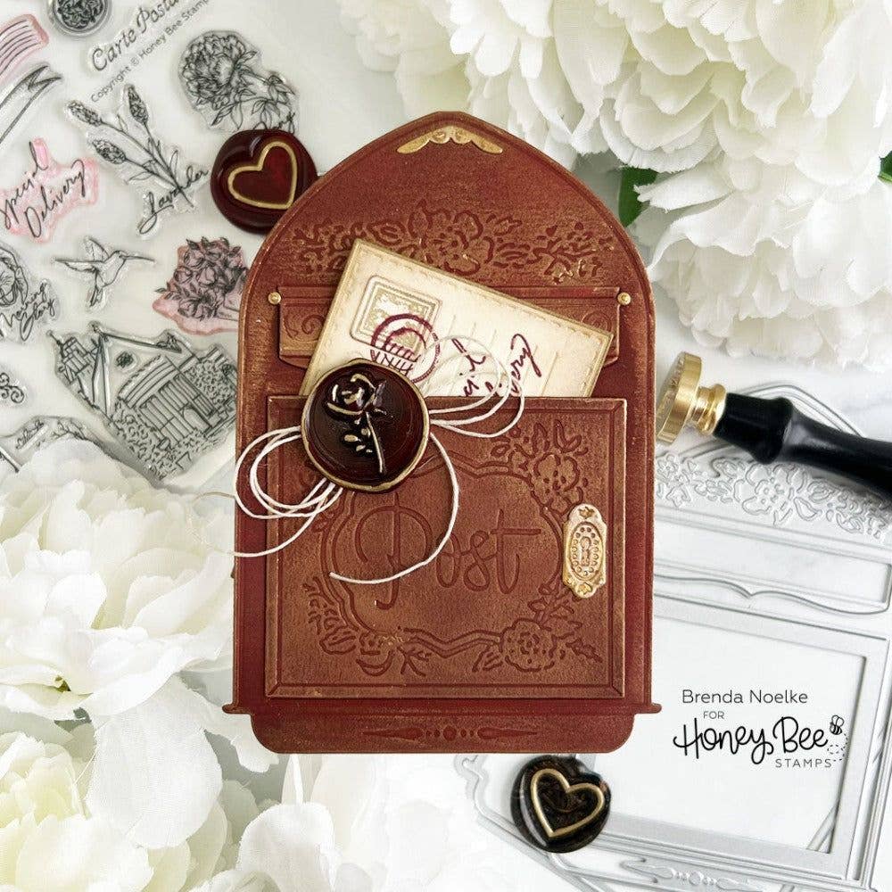 Vintage Mailbox A2 Card Die Set