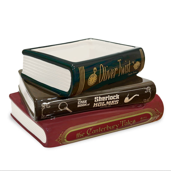 Sherlock Stacked Book Planter