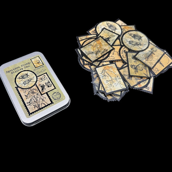 Specimen Sticker Tin Box
