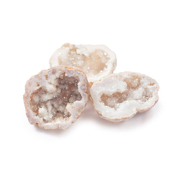 White Half Cut Geodes
