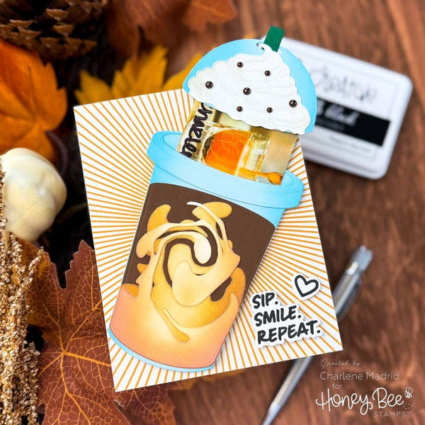 Sip. Smile. Repeat. 4x4 Clear Stamp Set
