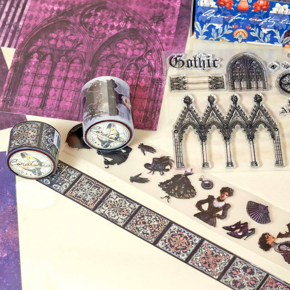 {coming soon!} Gothic Craft & Stationery Box