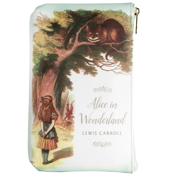 Alice in Wonderland Book Art Zipper Pouch