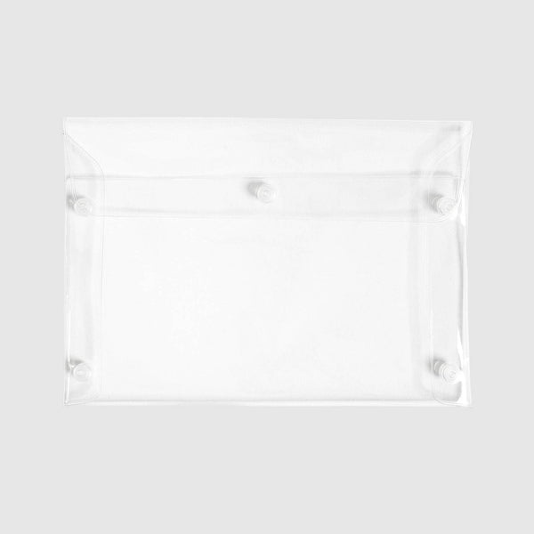 {coming soon!} Large Clear Essentials Pouch with Snap Closure