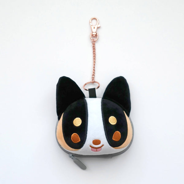 Super Fluffy Tricolor Corgi Accessories Bag