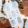 Antique Mailboxes Sticker Sheet