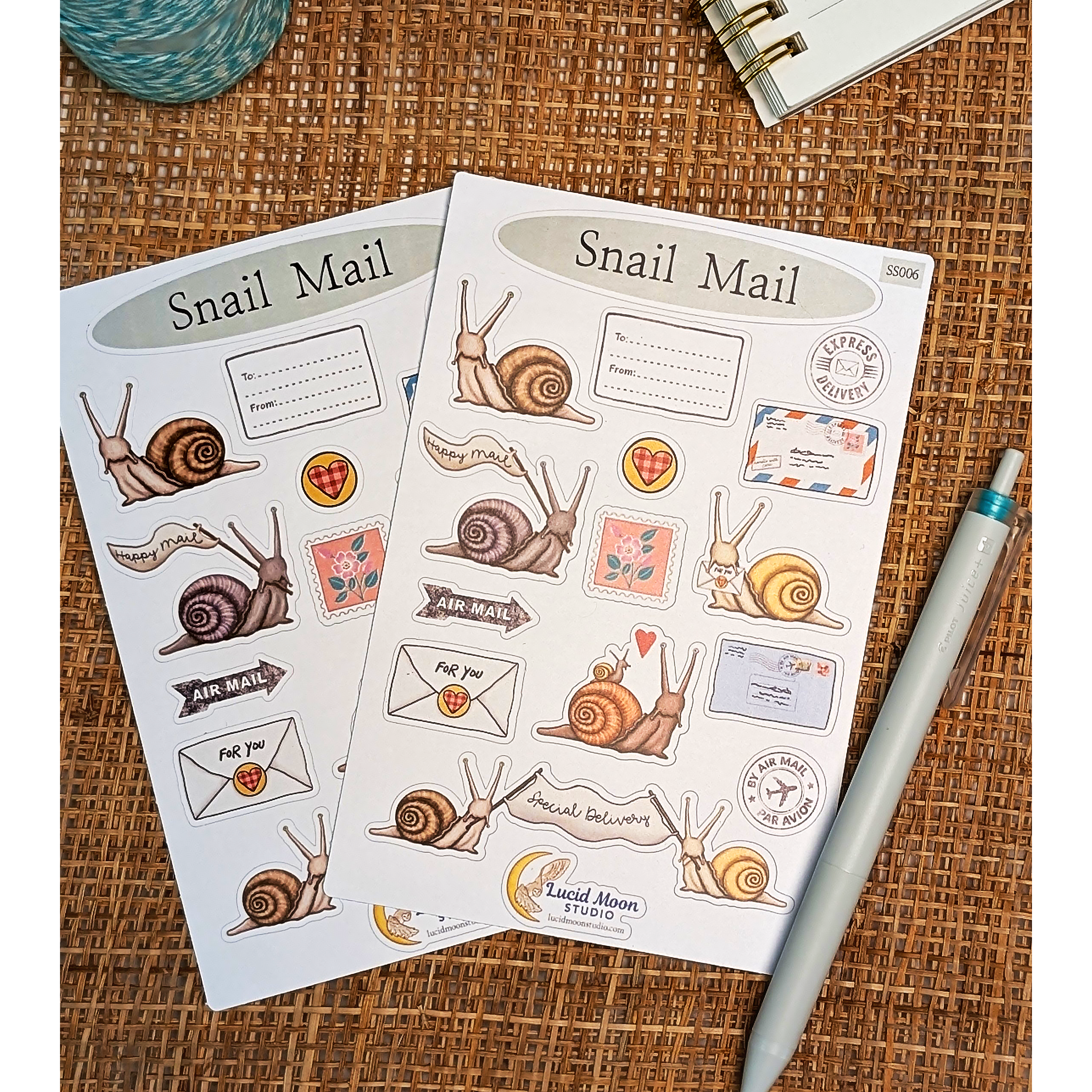 Snail Mail Vinyl Sticker Sheet
