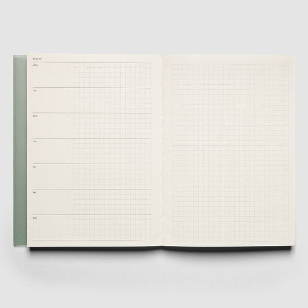 {coming soon!} Weekly Graph Perfect Bound A5 Notebook