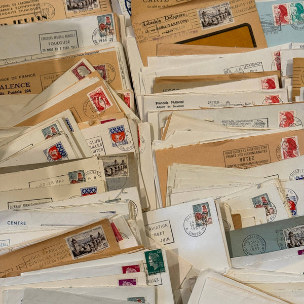 Vintage French Ephemera Envelope Bundles