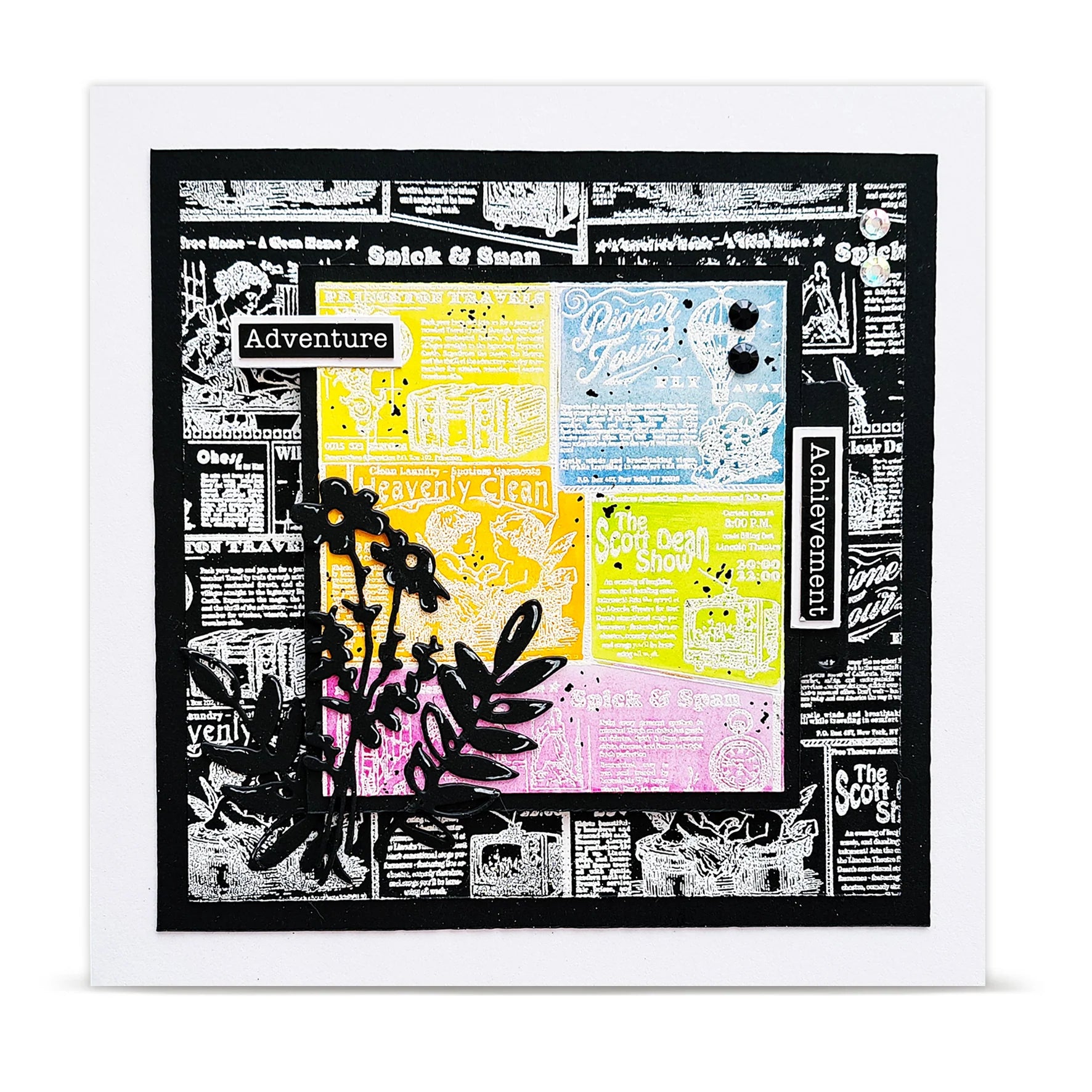 The Daily News A7 Background Stamp No. 1342