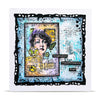 Bee Geometry A7 Clear Stamp Set No. 1341