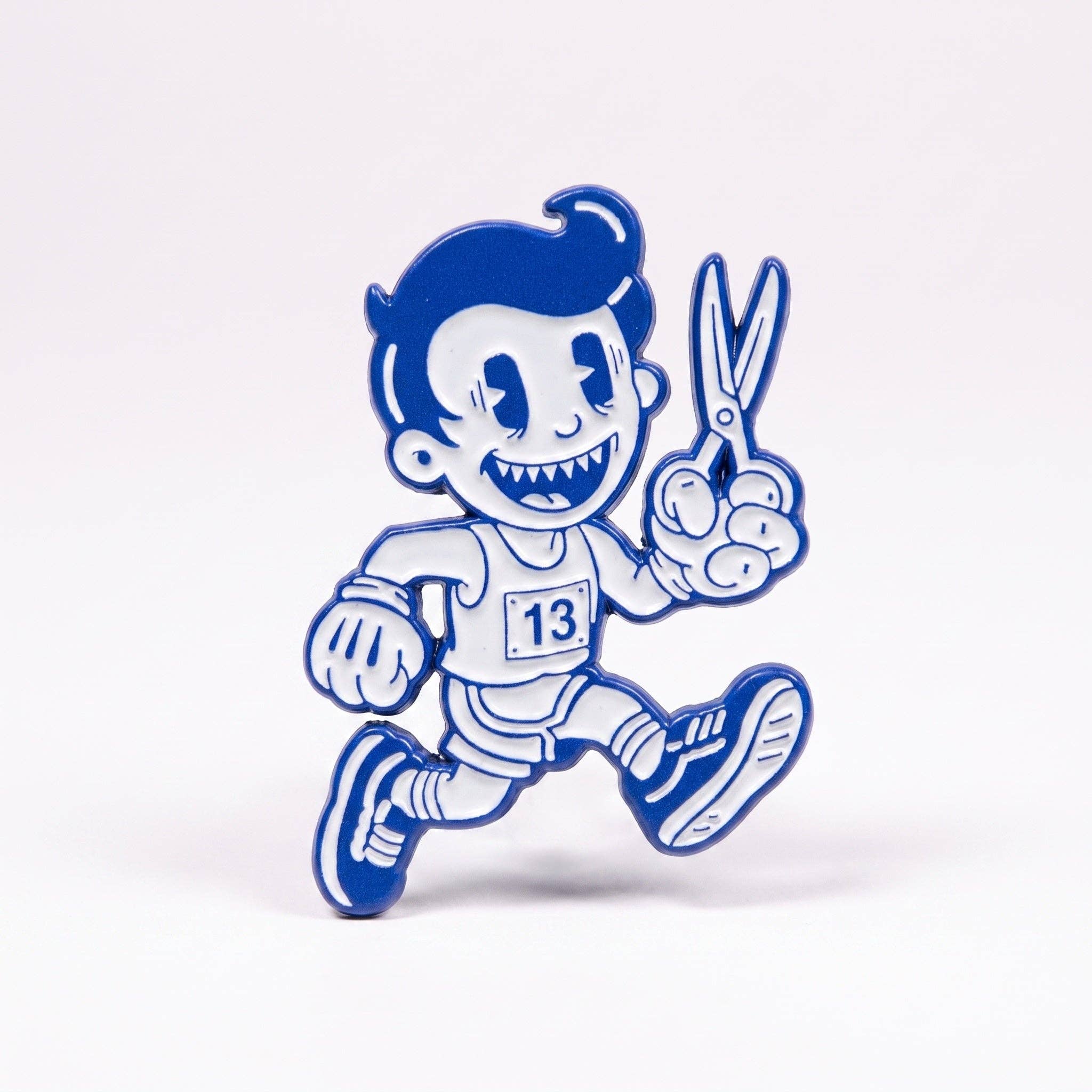 Runs With Scissors Enamel Pin