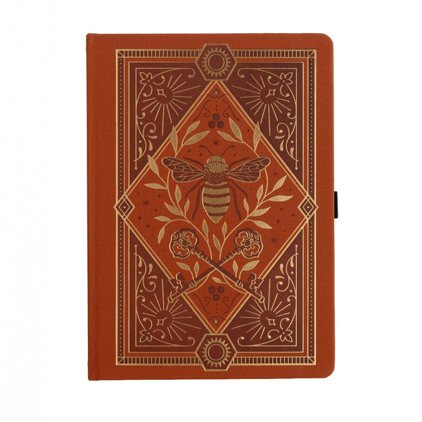 Keeper of Bees in Rust Pocket Dot Grid Notebook