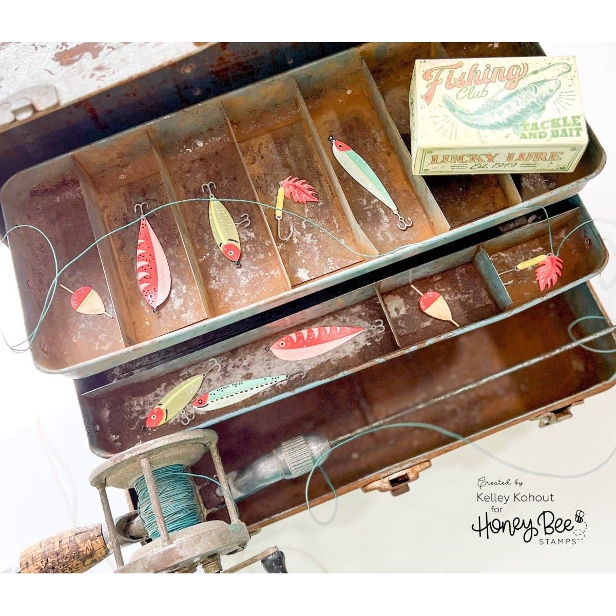 Fishing Lures Lovely Layers Die Set