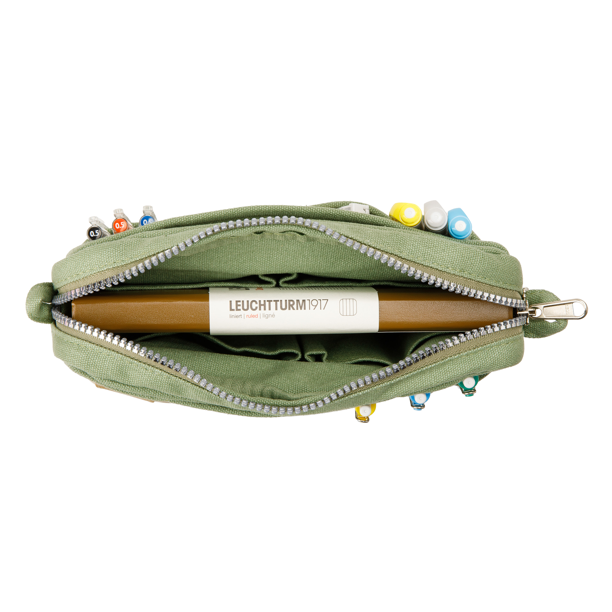 Deep Green 20-Pocket Studio Pouch