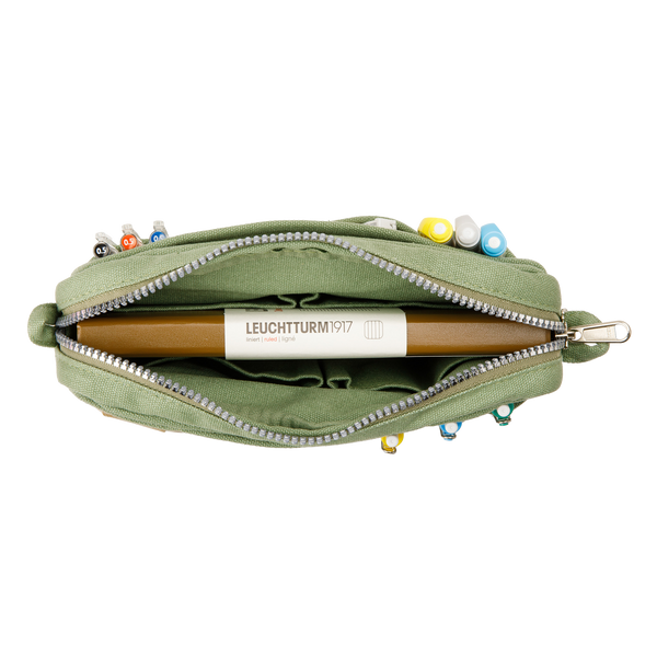 Deep Green 20-Pocket Studio Pouch