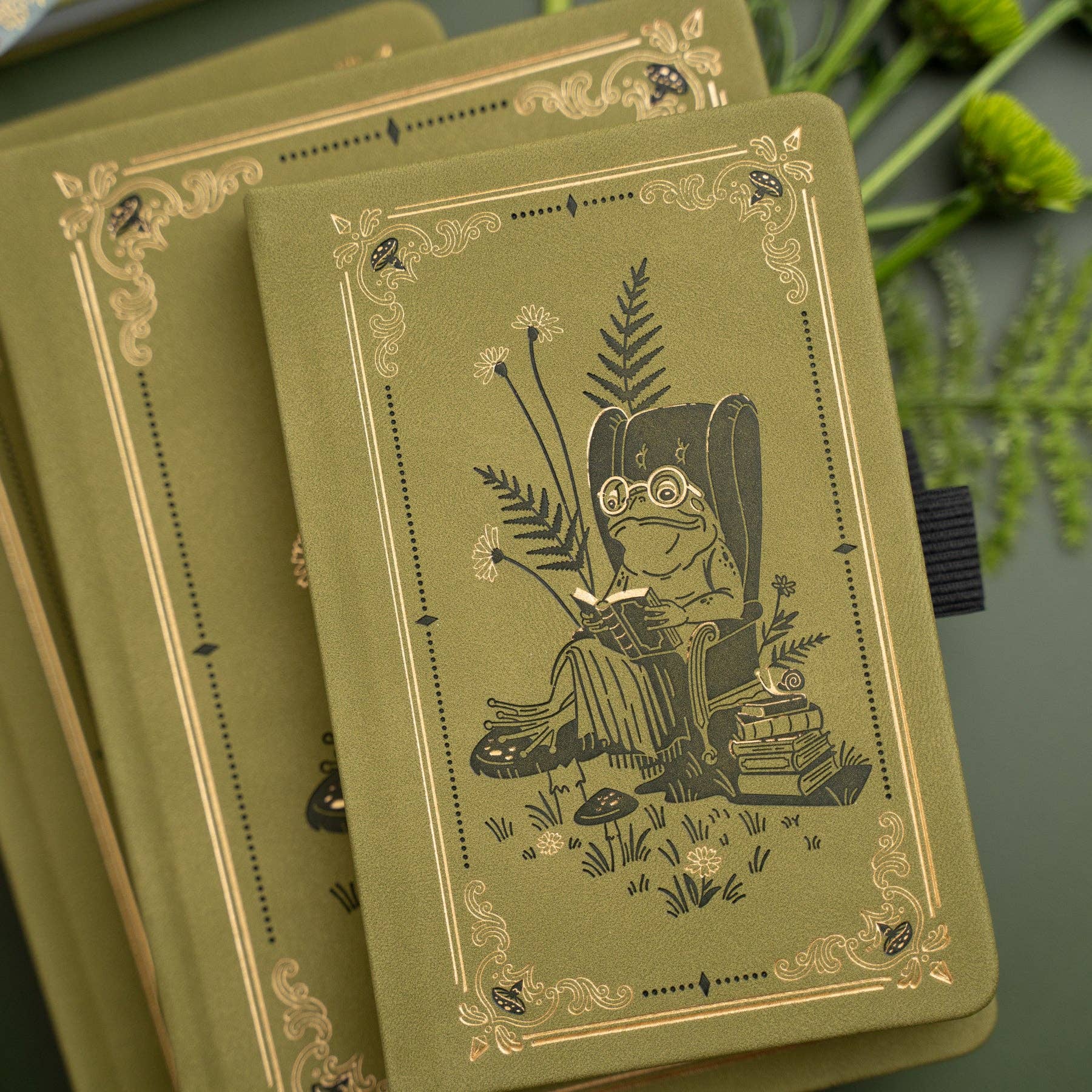 Literary Frog Hardcover Notebook