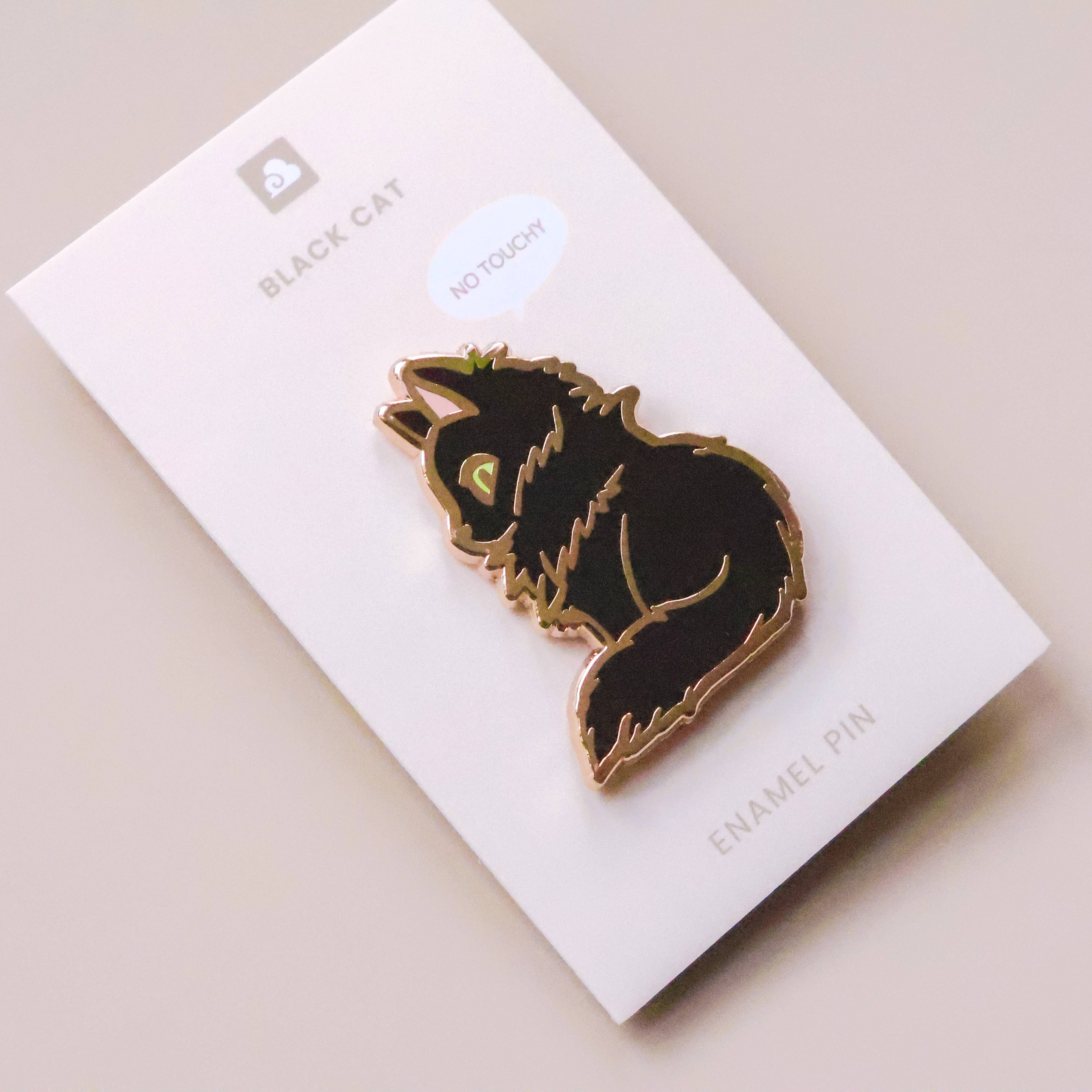 Black Cat Enamel Pin