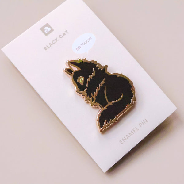 Black Cat Enamel Pin