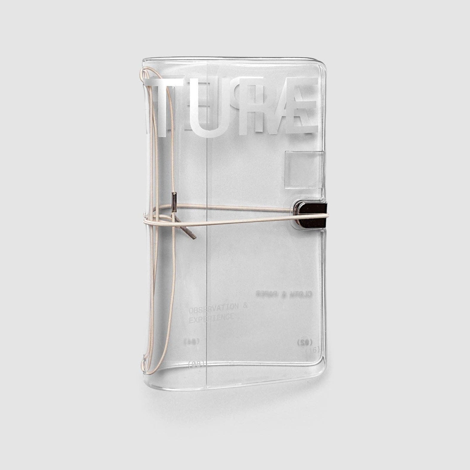 {coming soon!} Aperture Clear Vinyl Travel Notebook Cover
