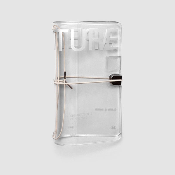 {coming soon!} Aperture Clear Vinyl Travel Notebook Cover