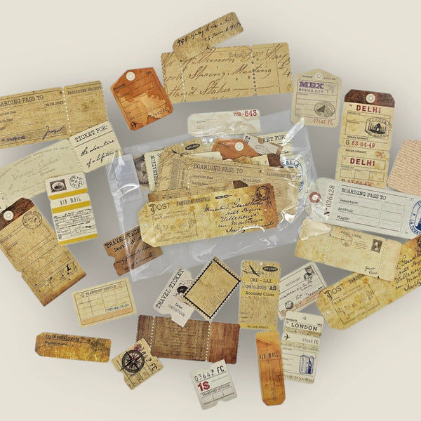 Tickets & Tags Cardstock Cutouts